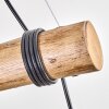 Ripoll lampa wisząca, kula świetlna, lampa wisząca kolory naturalne, czarny, 4-punktowe