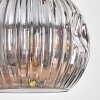 Ripoll lampa wisząca, kula świetlna, lampa wisząca kolory naturalne, czarny, 4-punktowe
