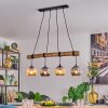 Ripoll lampa wisząca, kula świetlna, lampa wisząca kolory naturalne, czarny, 4-punktowe