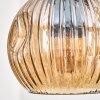 Ripoll lampa wisząca, kula świetlna, lampa wisząca kolory naturalne, czarny, 4-punktowe