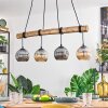Ripoll lampa wisząca, kula świetlna, lampa wisząca kolory naturalne, czarny, 4-punktowe