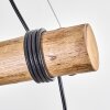 Ripoll lampa wisząca, kula świetlna, lampa wisząca kolory naturalne, czarny, 4-punktowe