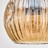 Ripoll lampa wisząca, kula świetlna, lampa wisząca kolory naturalne, czarny, 4-punktowe