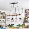 Koyoto Lampa wisząca, Kula świetlna, Lampa wisząca Ecru, Czarny, 4-punktowe