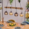 Koyoto lampa wisząca, kula świetlna, lampa wisząca kolory naturalne, czarny, 4-punktowe