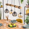 Koyoto lampa wisząca, kula świetlna, lampa wisząca kolory naturalne, czarny, 4-punktowe