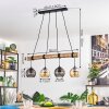 Koyoto lampa wisząca, kula świetlna, lampa wisząca kolory naturalne, czarny, 4-punktowe