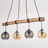 Koyoto lampa wisząca, kula świetlna, lampa wisząca kolory naturalne, czarny, 4-punktowe
