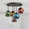 Ripoll Lampa sufitowa, Kula świetlna Niebeieski, Chrom, Złoty, Zielony, W kolorze miedzi, Przydymiony, 5-punktowe