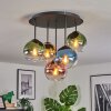Koyoto Lampa sufitowa, Kula świetlna Niebeieski, Złoty, Zielony, Przezroczysty, W kolorze miedzi, 5-punktowe