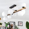 Chehalis Lampa sufitowa, Kula świetlna Złoty, Czarny, 10-punktowe