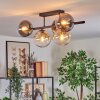 Gastor lampa sufitowa, kula świetlna bursztynowy, przezroczysty, przydymiony, 5-punktowe