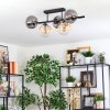 Gastor lampa sufitowa, kula świetlna bursztynowy, przezroczysty, przydymiony, 5-punktowe