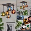 Koyoto lampa sufitowa, kula świetlna 37 cm niebeieski, chrom, złoty, zielony, miedziany, przydymiony, 5-punktowe