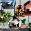 Koyoto lampa sufitowa, kula świetlna 37 cm niebeieski, chrom, złoty, zielony, miedziany, przydymiony, 5-punktowe