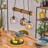 Ripoll Lampa wisząca, Kula świetlna, Lampa wisząca Ecru, Czarny, 3-punktowe