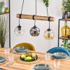 Ripoll Lampa wisząca, Kula świetlna, Lampa wisząca Ecru, Czarny, 3-punktowe