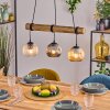 Ripoll Lampa wisząca, Kula świetlna, Lampa wisząca Ecru, Czarny, 3-punktowe