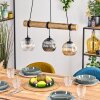 Ripoll Lampa wisząca, Kula świetlna, Lampa wisząca Ecru, Czarny, 3-punktowe