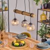 Ripoll lampa wisząca, kula świetlna, lampa wisząca kolory naturalne, czarny, 3-punktowe