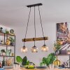 Ripoll lampa wisząca, kula świetlna, lampa wisząca kolory naturalne, czarny, 3-punktowe