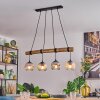 Ripoll lampa wisząca, kula świetlna, lampa wisząca kolory naturalne, czarny, 4-punktowe