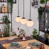 Gastor Lampa wisząca, Kula świetlna, Lampa wisząca Biały, 3-punktowe