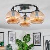 Koyoto Lampa sufitowa, Kula świetlna 37 cm W kolorze bursztynu, 3-punktowe