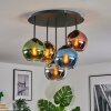 Koyoto lampa sufitowa, kula świetlna 45 cm niebeieski, chrom, złoty, zielony, miedziany, przydymiony, 5-punktowe