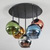 Koyoto lampa sufitowa, kula świetlna 45 cm niebeieski, chrom, złoty, zielony, miedziany, przydymiony, 5-punktowe