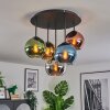 Koyoto lampa sufitowa, kula świetlna 45 cm niebeieski, chrom, złoty, zielony, miedziany, przydymiony, 5-punktowe