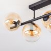 Gastor Lampa sufitowa, Kula świetlna W kolorze bursztynu, Przezroczysty, 5-punktowe