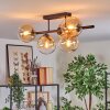 Gastor Lampa sufitowa, Kula świetlna W kolorze bursztynu, Przezroczysty, 5-punktowe