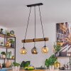 Ripoll Lampa wisząca, Kula świetlna, Lampa wisząca Ecru, Czarny, 3-punktowe