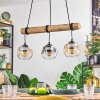 Ripoll Lampa wisząca, Kula świetlna, Lampa wisząca Ecru, Czarny, 3-punktowe