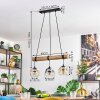 Ripoll Lampa wisząca, Kula świetlna, Lampa wisząca Ecru, Czarny, 3-punktowe