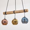 Ripoll Lampa wisząca, Kula świetlna, Lampa wisząca Ecru, Czarny, 3-punktowe