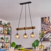 Koyoto lampa wisząca, kula świetlna, lampa wisząca kolory naturalne, czarny, 3-punktowe