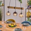 Koyoto Lampa wisząca, Kula świetlna, Lampa wisząca Ecru, Czarny, 3-punktowe