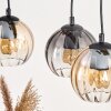 Koyoto Lampa wisząca, Kula świetlna, Lampa wisząca Ecru, Czarny, 3-punktowe