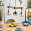 Koyoto Lampa wisząca, Kula świetlna, Lampa wisząca Ecru, Czarny, 3-punktowe