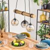 Koyoto Lampa wisząca, Kula świetlna, Lampa wisząca Ecru, Czarny, 3-punktowe