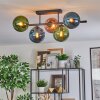 Gastor Lampa sufitowa, Kula świetlna Niebeieski, Zielony, W kolorze miedzi, 5-punktowe