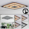 Lidor Lampa sufitowa LED Antracytowy, Szary, Czarny, 1-punktowy
