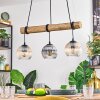 Koyoto Lampa wisząca, Kula świetlna, Lampa wisząca Ecru, Czarny, 3-punktowe