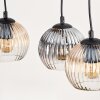 Koyoto Lampa wisząca, Kula świetlna, Lampa wisząca Ecru, Czarny, 3-punktowe