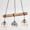 Koyoto Lampa wisząca, Kula świetlna, Lampa wisząca Ecru, Czarny, 3-punktowe