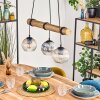 Koyoto Lampa wisząca, Kula świetlna, Lampa wisząca Ecru, Czarny, 3-punktowe