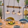 Koyoto Lampa wisząca, Kula świetlna, Lampa wisząca Ecru, Czarny, 3-punktowe