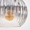 Koyoto Lampa wisząca, Kula świetlna, Lampa wisząca Ecru, Czarny, 3-punktowe